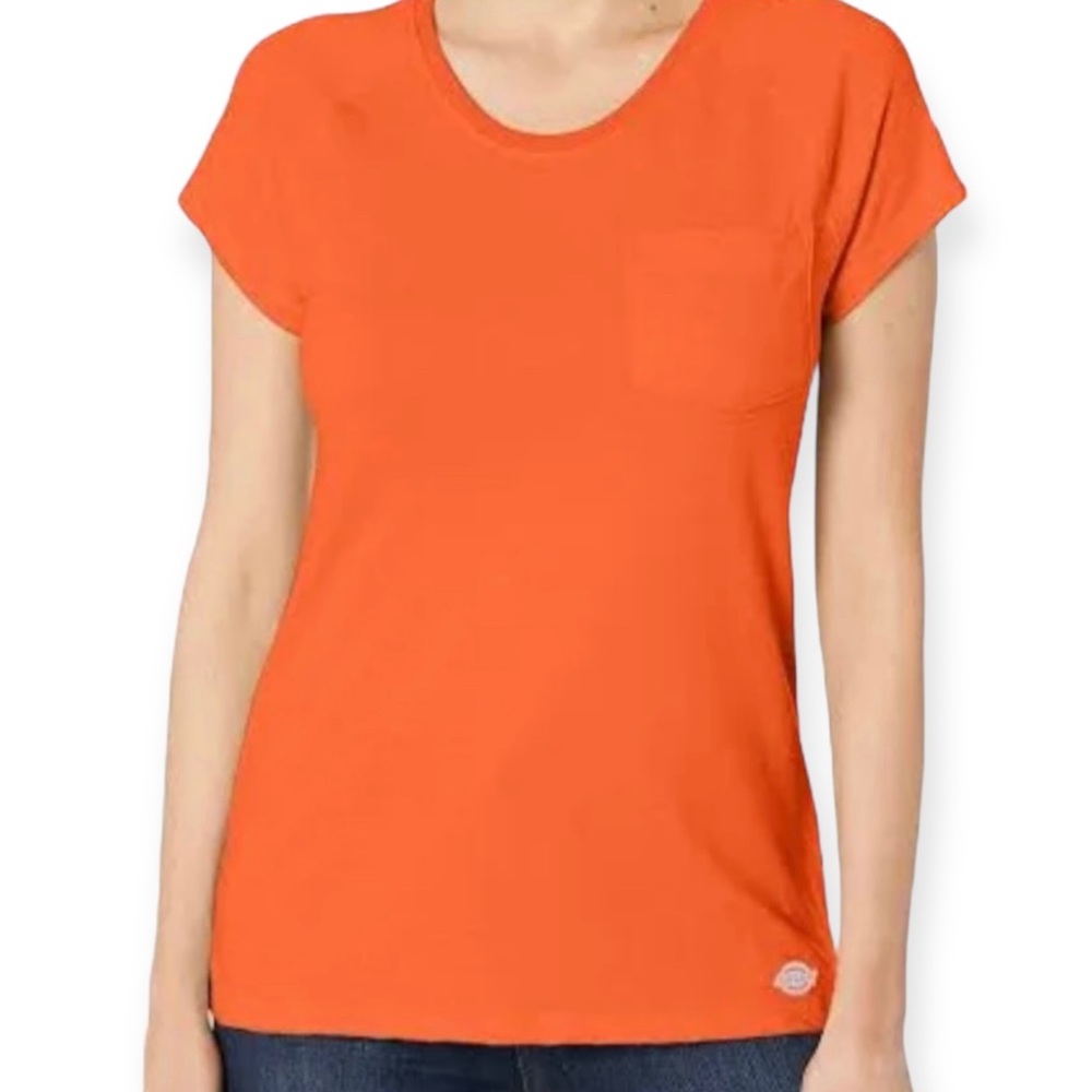 Dickies Performance System Tee Shirt Size Small Orange